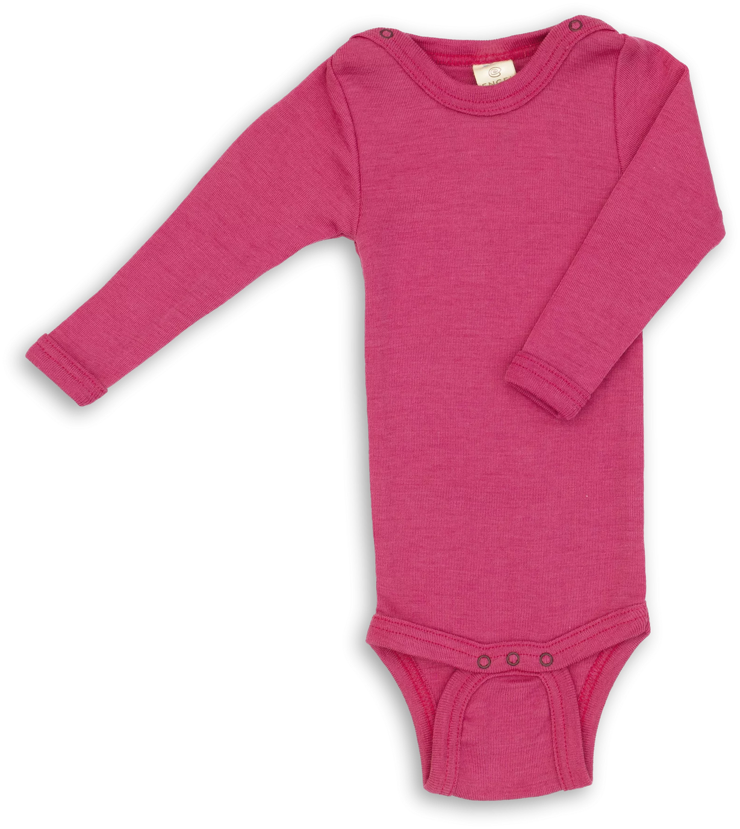 Baby Body langarm Wolle/Seide