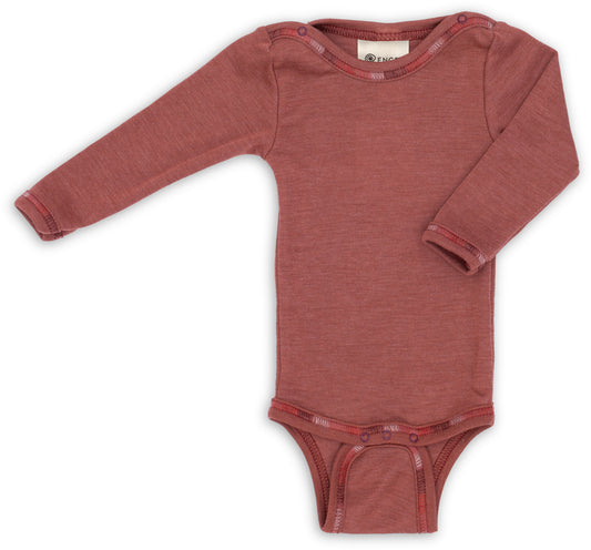 Baby Body langarm Wolle/Seide