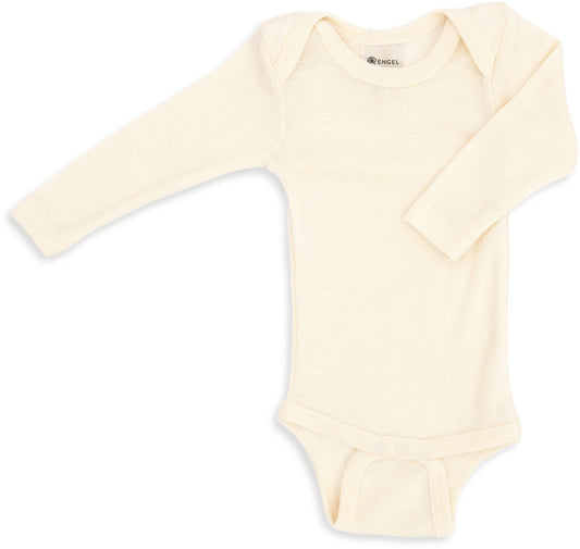 Baby Body langarm Wolle/Seide