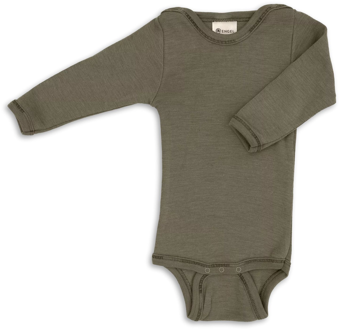 Baby Body langarm Wolle/Seide
