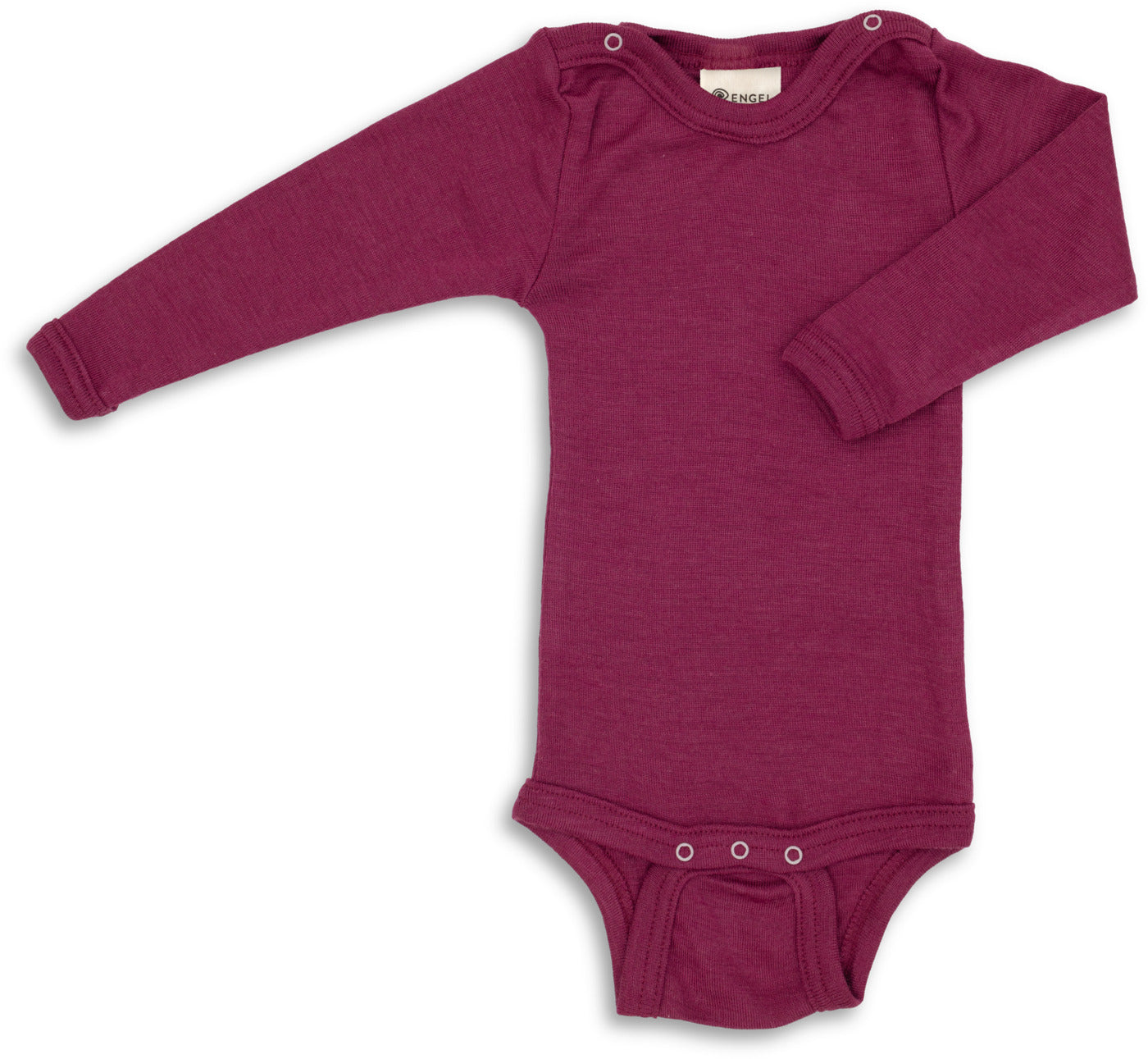 Baby Body langarm Wolle/Seide