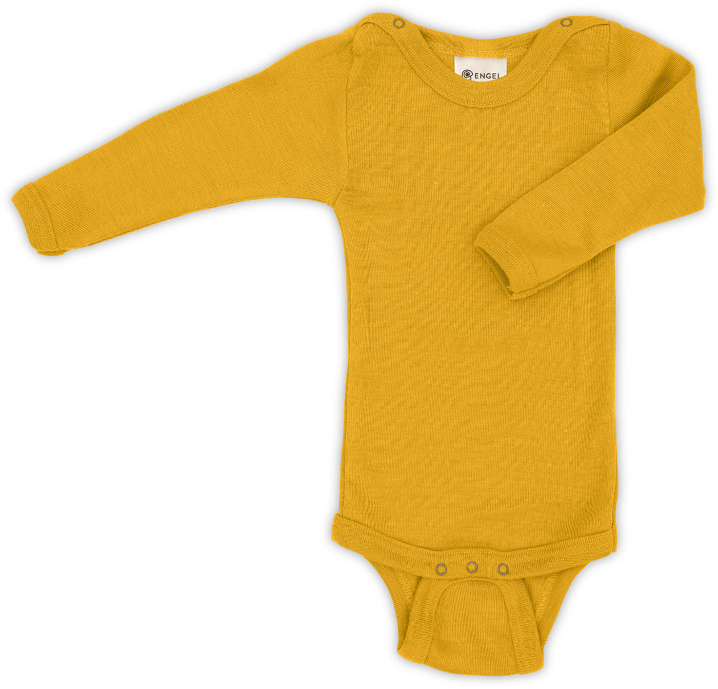 Baby Body langarm Wolle/Seide