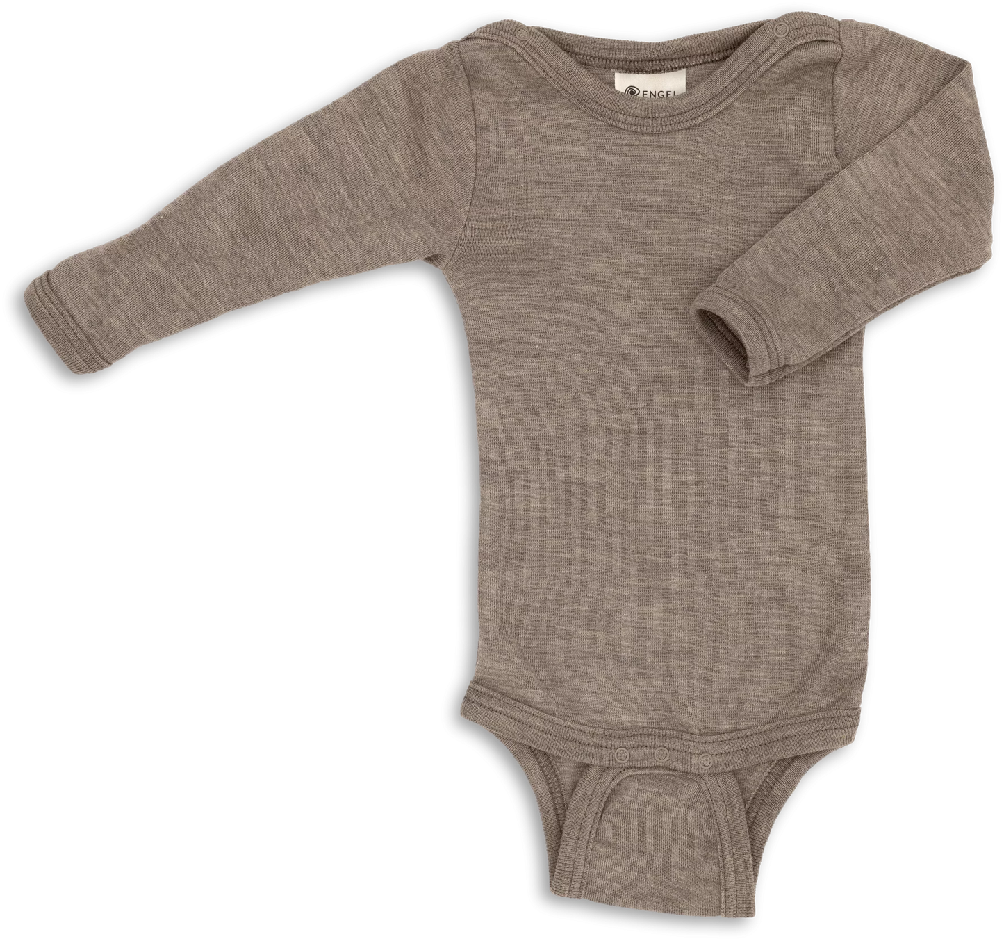 Baby Body langarm Wolle/Seide