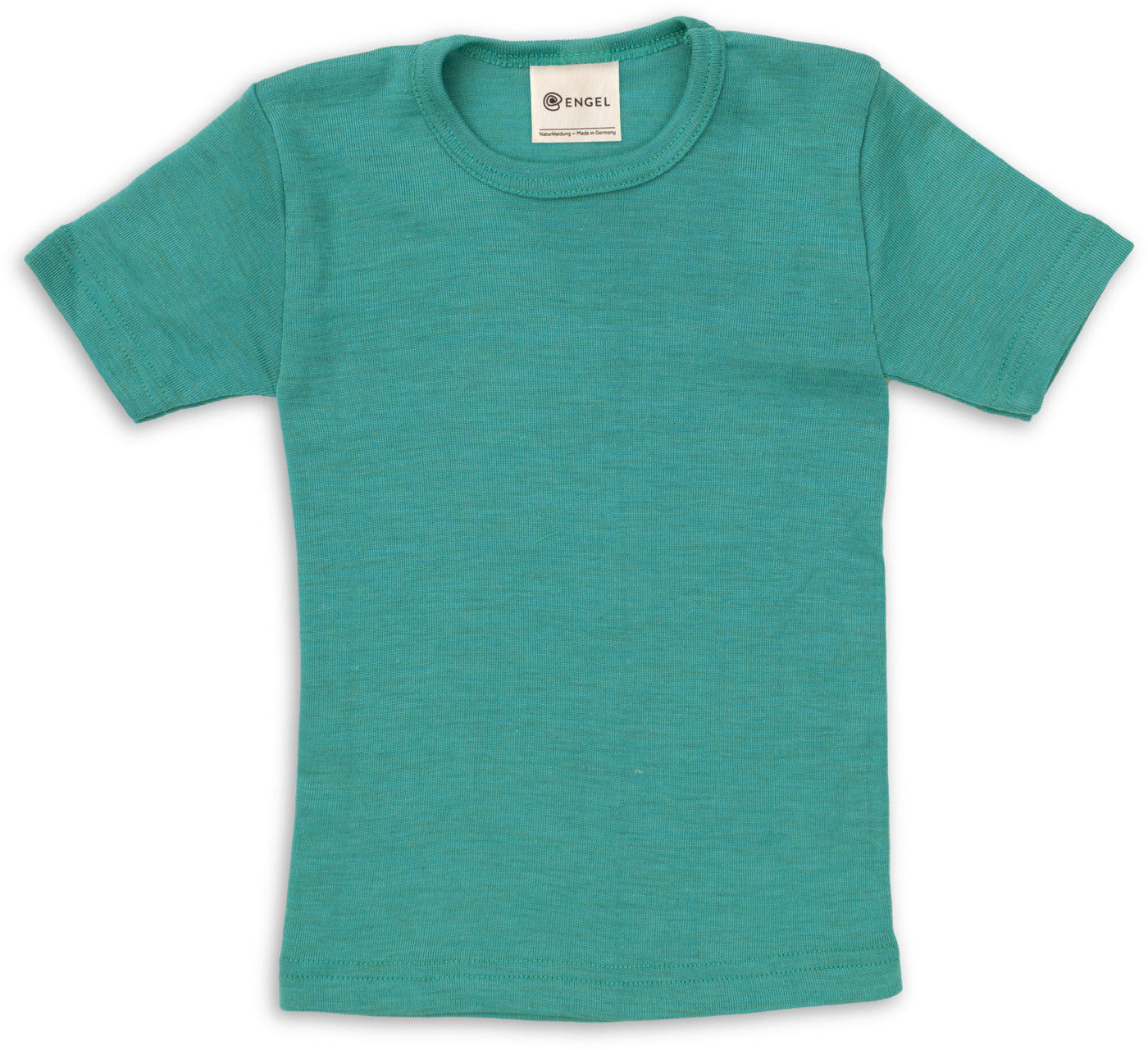 Kinder-Shirt kurzarm Wolle/Seide