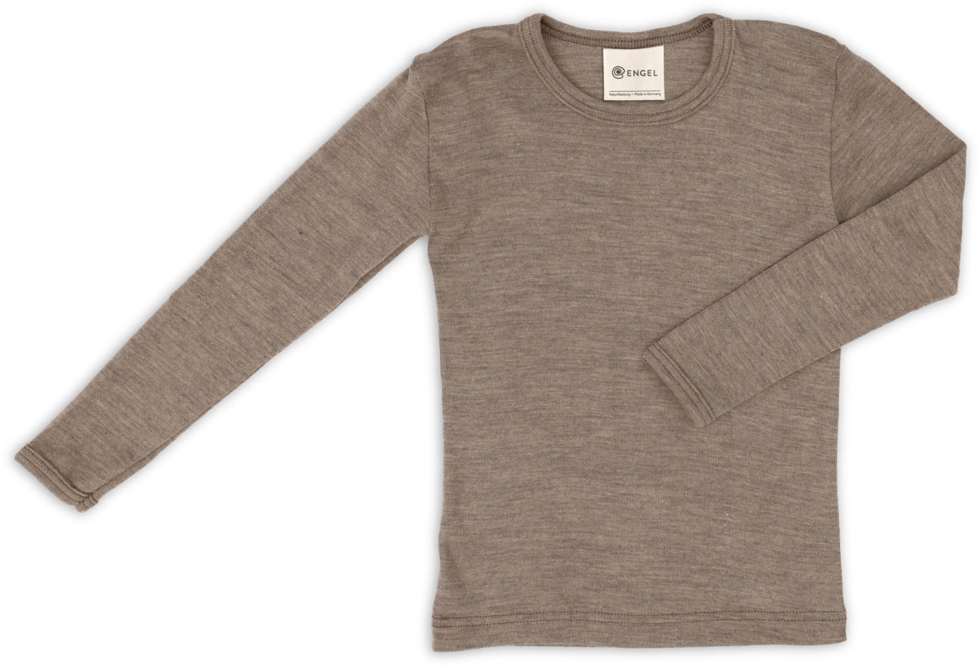 Kinder-Shirt langarm Wolle/Seide
