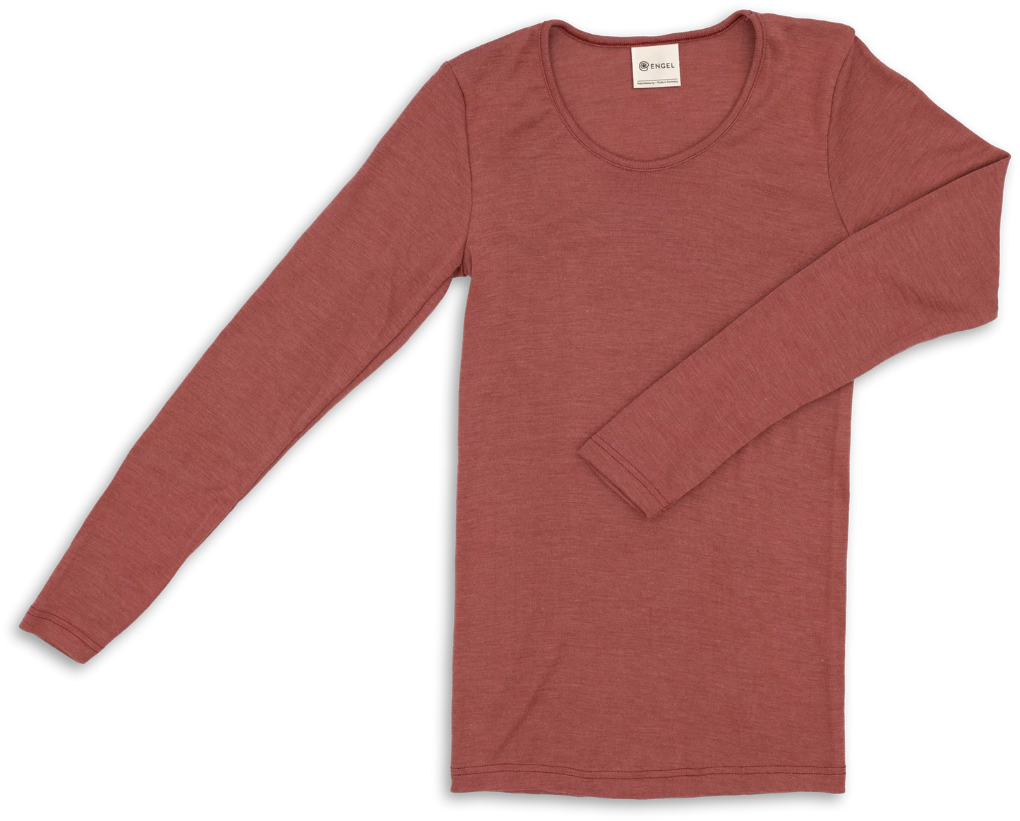 Damen-Shirt langarm Wolle/Seide